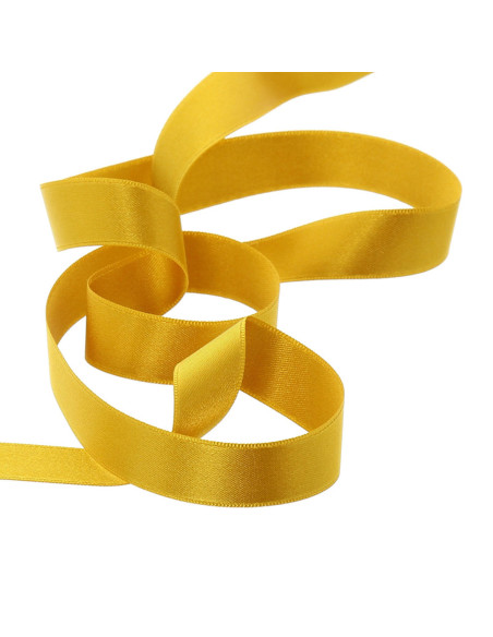 Satin ribbon - Ochre