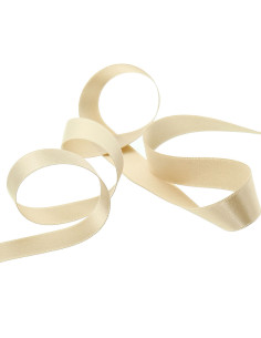 Light beige satin ribbon
