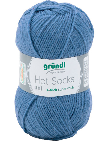 Hot Socks Uni 50 Gründl sock yarn