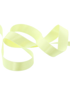Satin ribbon - Baby yellow