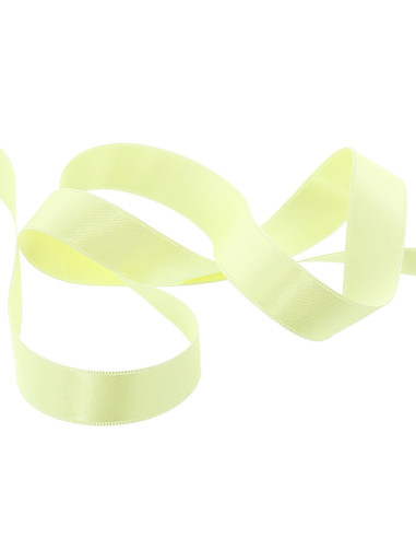 Satin ribbon - Baby yellow