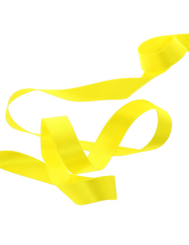 Satin ribbon - Lemon yellow