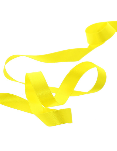 Satin ribbon - Lemon yellow