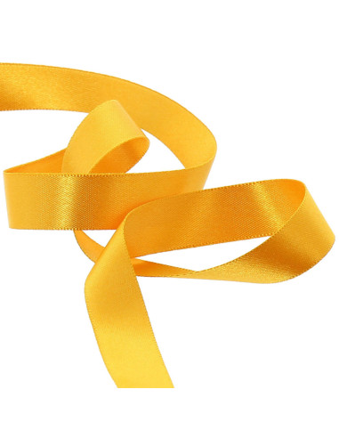 Satin ribbon - Orange yellow