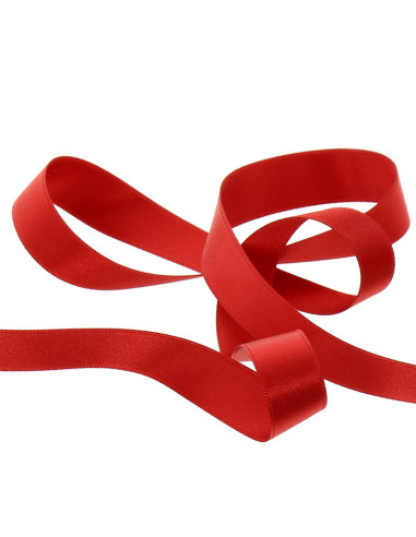 Satin ribbon - Blood red