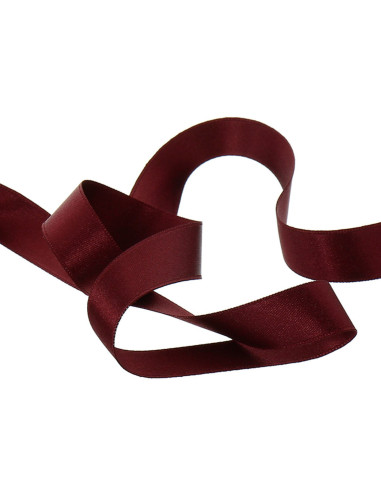 Satin ribbon - Wine lees