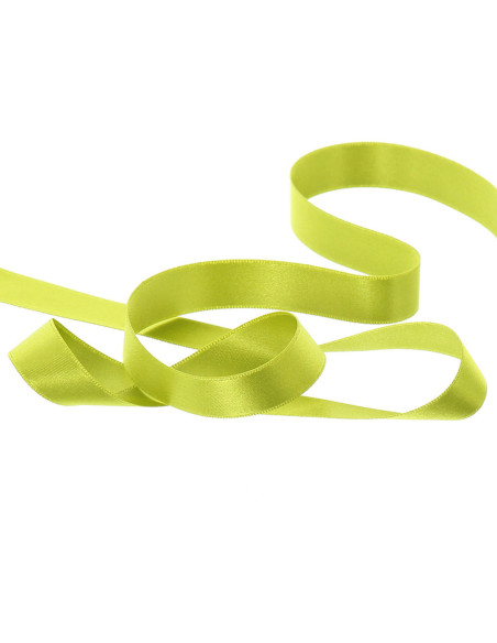Satin ribbon - Lime green
