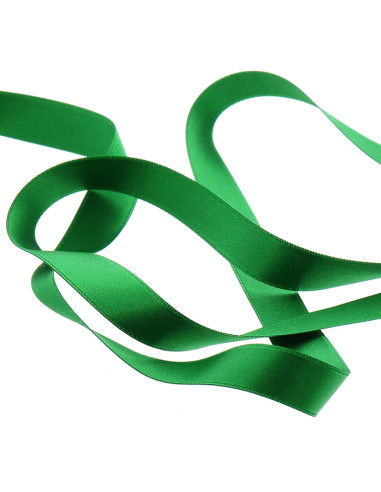 Satin ribbon - Grass green