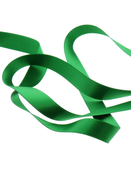 Satin ribbon - Grass green