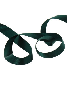 Satin ribbon - Bottle green