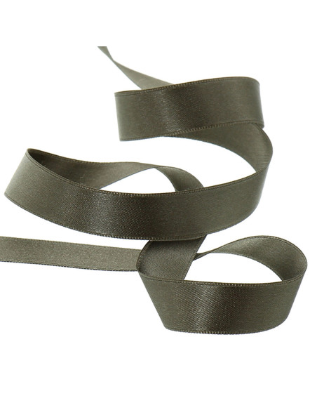 Dark taupe satin ribbon