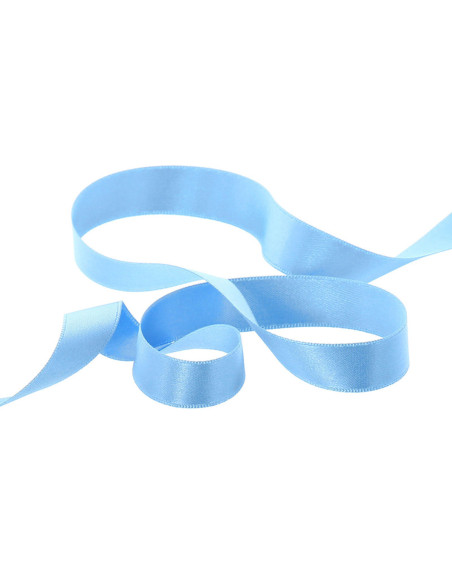 Satin ribbon - Sky blue