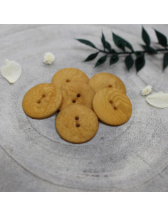Palm Button - Ochre 2
