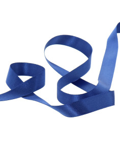 Satin ribbon - Denim blue