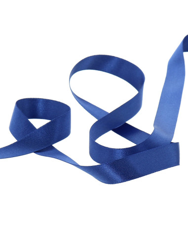 Satin ribbon - Denim blue