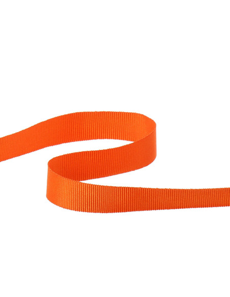 Grosgrain ribbon - Bright orange