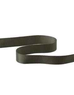 Dark taupe grosgrain ribbon