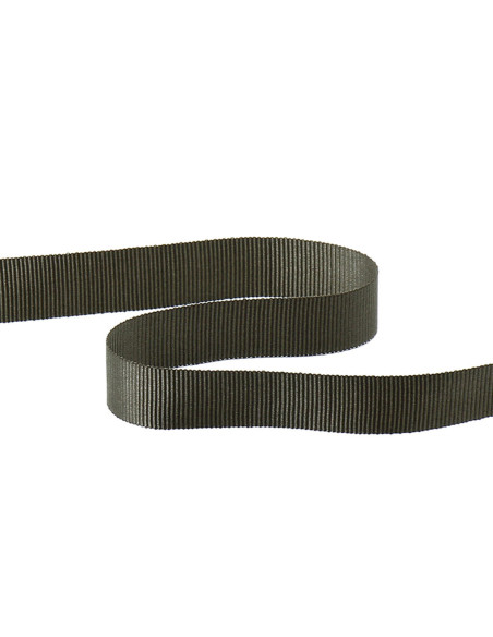 Dark taupe grosgrain ribbon