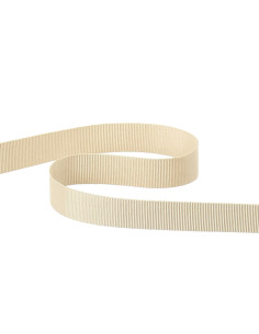 Grosgrain ribbon - Light beige