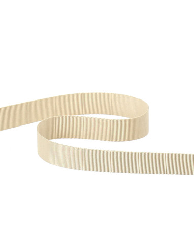 Grosgrain ribbon - Light beige