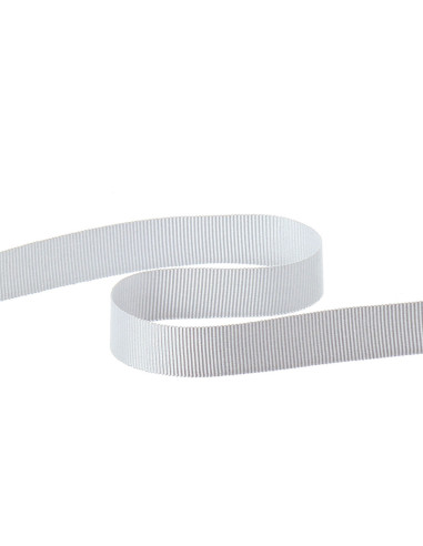 Grosgrain ribbon - Pearl gray