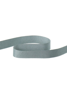Grosgrain ribbon - Medium gray