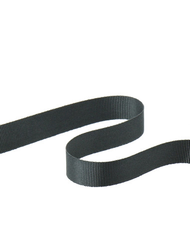 Grosgrain ribbon - Anthracite gray