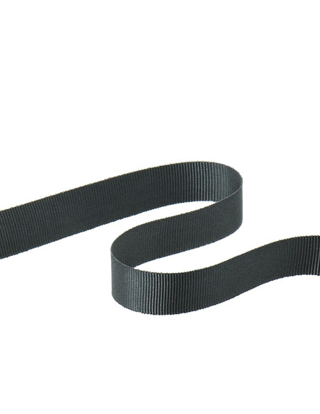 Grosgrain ribbon - Anthracite gray