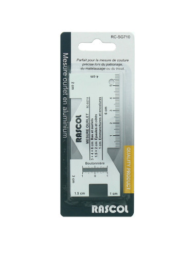 Aluminum hem gauge Rascol