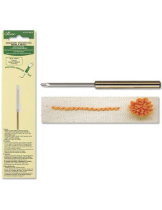 Needle for embroidery tool for thread No. 25 to 6 strands