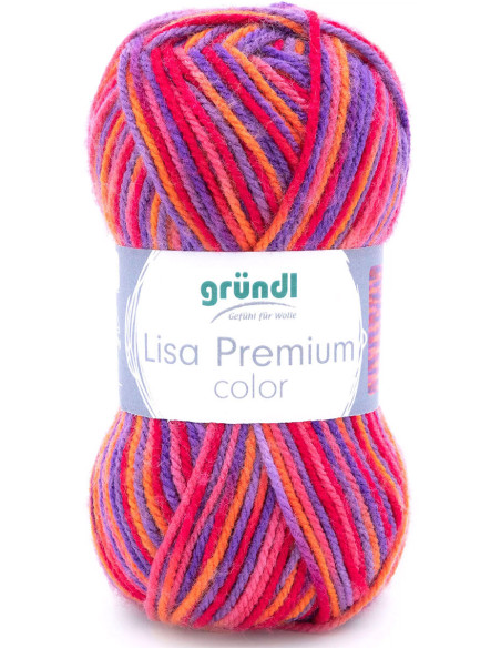 Fil à tricoter Lisa Premium color Gründl