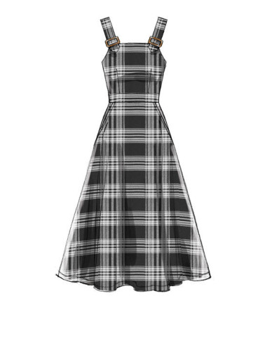 Dress pattern, belt, romper, and jumpsuit - McCall's 7626