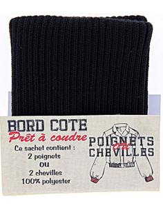 Pack of 2 ribbed cuffs - Black