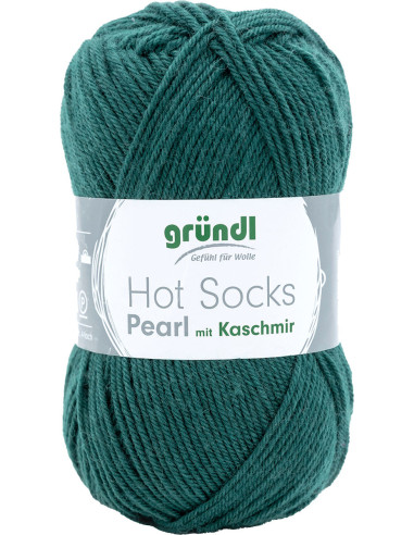 Hot Socks Pearl Solid Color Sock Yarn Gründl