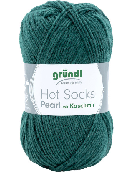 Hot Socks Pearl Solid Color Sock Yarn Gründl