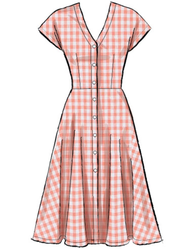 Dress and belt pattern - McCall's 7920