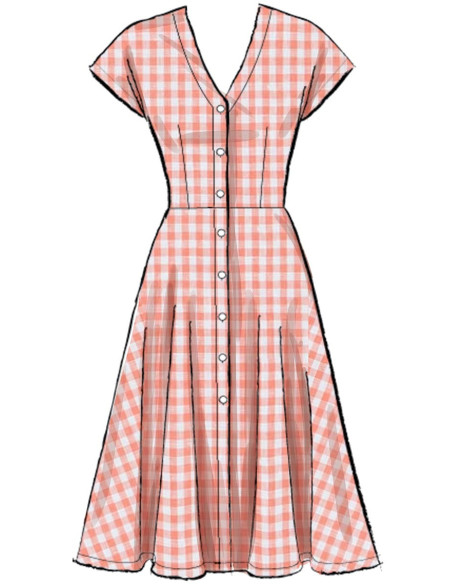 Dress and belt pattern - McCall's 7920