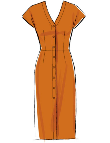 Dress and belt pattern - McCall's 7920
