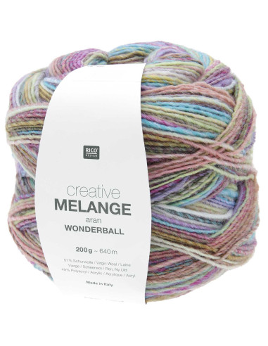 Creative Melange Aran Wonderball Rico Design Wool