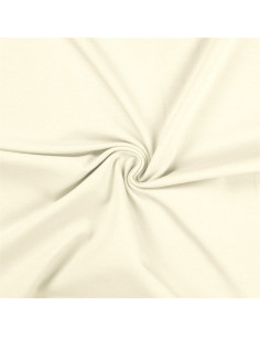 Cotton jersey fabric - Ecru