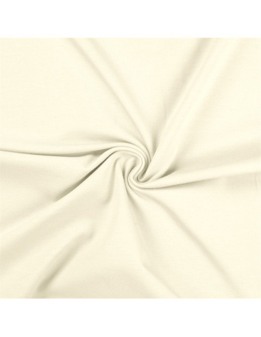 Cotton jersey fabric - Ecru