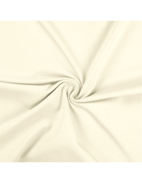 Cotton jersey fabric - Ecru