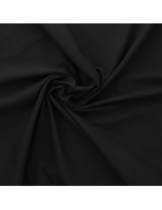 Cotton jersey fabric - Black