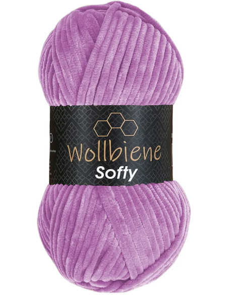 Fil chenille Softy Wollbiene