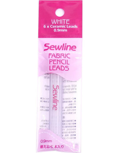 Set of 6 replacement leads - White
