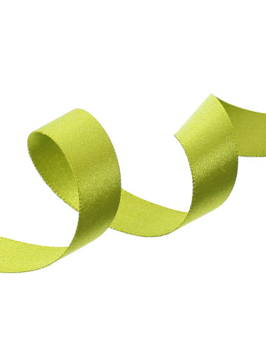 Lurex satin ribbon - Apple green
