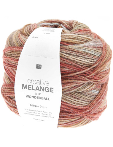 Creative Melange Aran Wonderball Rico Design Wool