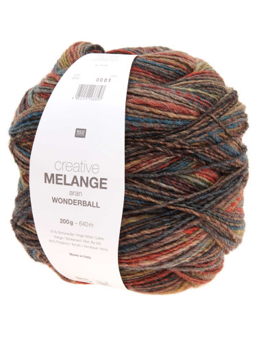 Creative Melange Aran Wonderball Rico Design Wool