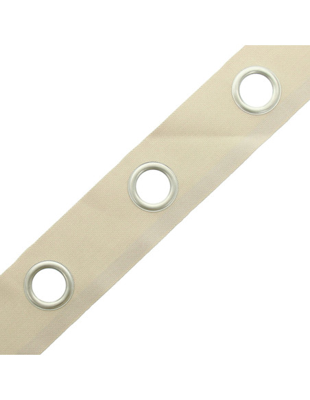 Mat silver eyelet band - Mastic