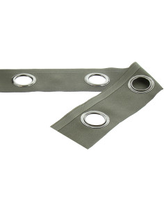 Gunmetal eyelet band - Khaki gray